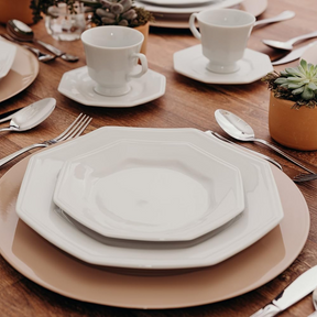 Aparelho Jantar Chá Café Prisma - Serve 06 pessoas
