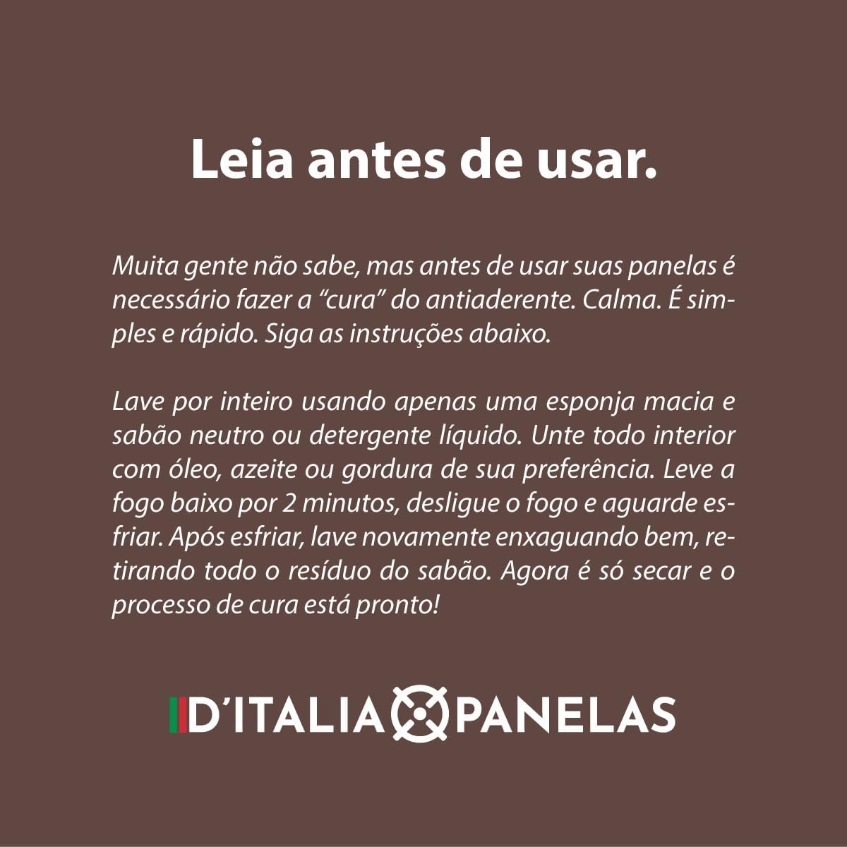 Conjunto de Panelas 10 peças Disegno Marrom