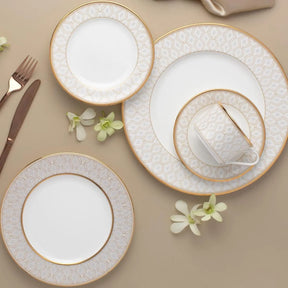 Aparelho de Jantar Porcelana Elegance Chanel - Serve 06 pessoas / EXCLUSIVO