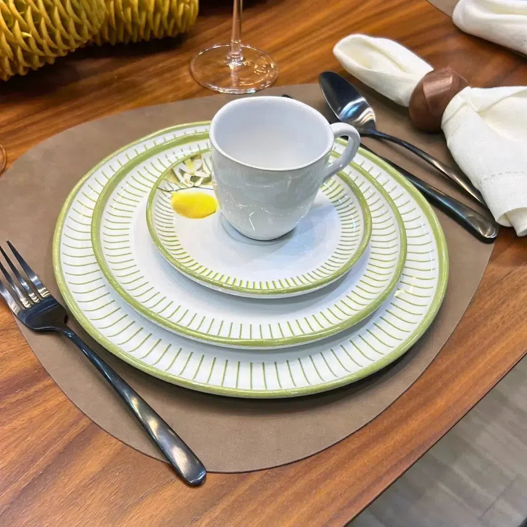 Aparelho de Jantar Natur Flores - Serve 06 pessoas