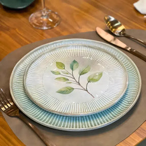 Aparelho de Jantar Flores Natur - Serve 06 pessoas (PRÉ-VENDA)